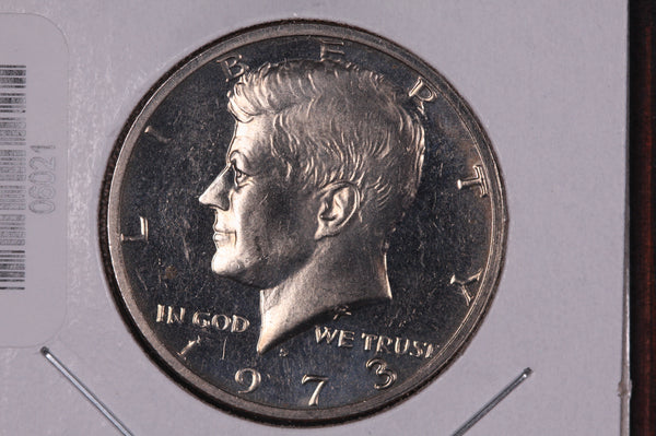 1973-S Kennedy Half Dollar. Modern Half. Gem UN-Circulated. Store #06021