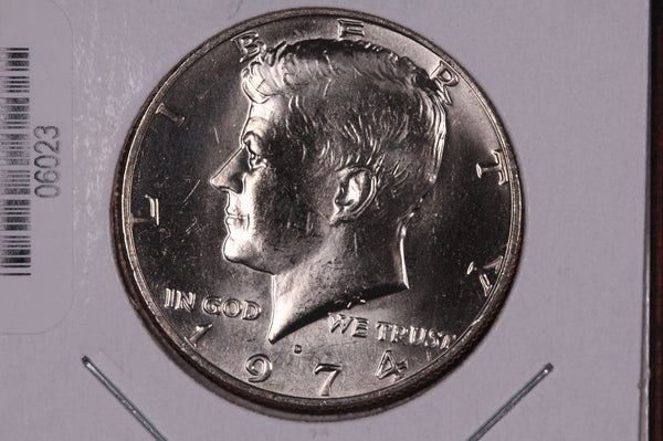 1974-D Kennedy Half Dollar. Modern Half. Gem UN-Circulated. Store #06023