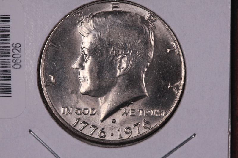 1976-D Kennedy Half Dollar. Modern Half. Gem UN-Circulated. Store