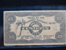 1942 Philippines Twenty Five Centavos Emergency Currency Banknote, Store