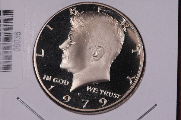 1979-S Kennedy Half Dollar, Type 1. Modern Half. Gem UN-Circulated. Store #06036