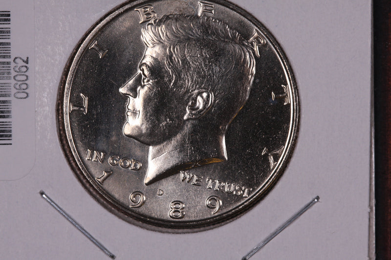 1989-D Kennedy Half Dollar. Modern Half. Gem UN-Circulated. Store