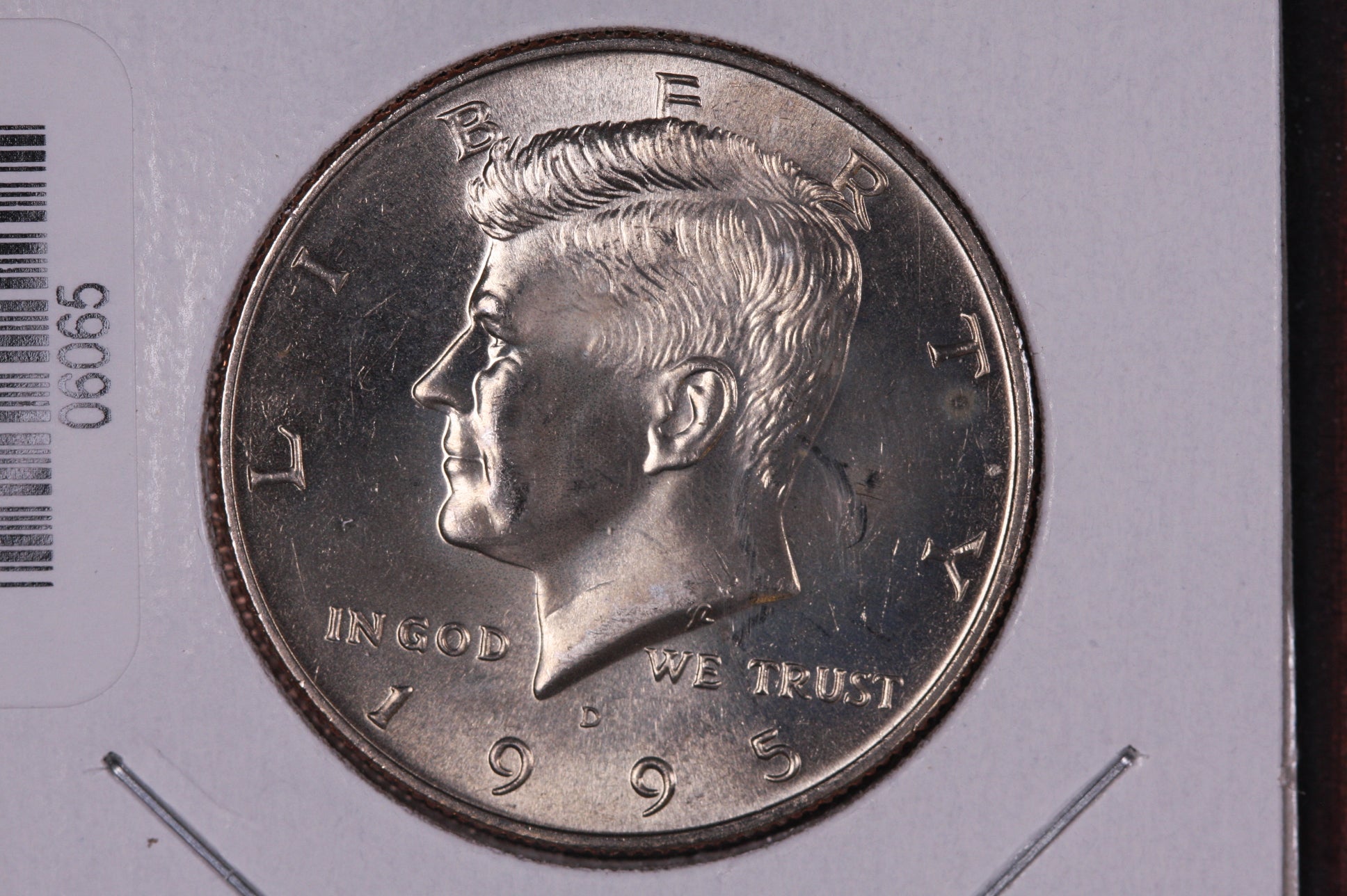 1995-D Kennedy Half Dollar. Modern Half. Gem UN-Circulated. Store #06065