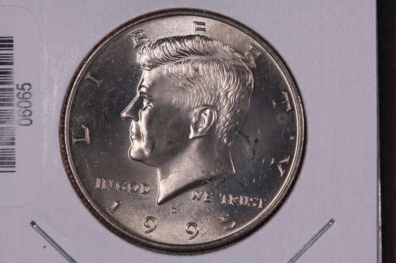 1995-D Kennedy Half Dollar. Modern Half. Gem UN-Circulated. Store