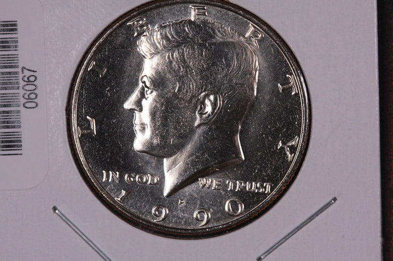 1990-P Kennedy Half Dollar. Modern Half. Gem UN-Circulated. Store