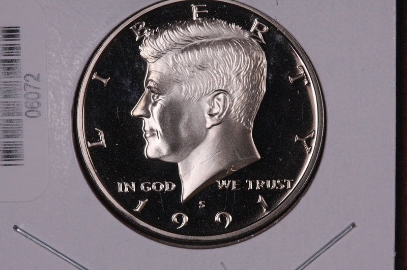1991-S Kennedy Half Dollar. Modern Half. Gem UN-Circulated. Store