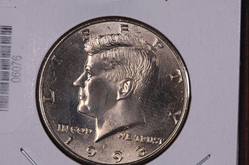 1993-P Kennedy Half Dollar. Modern Half. Gem UN-Circulated. Store