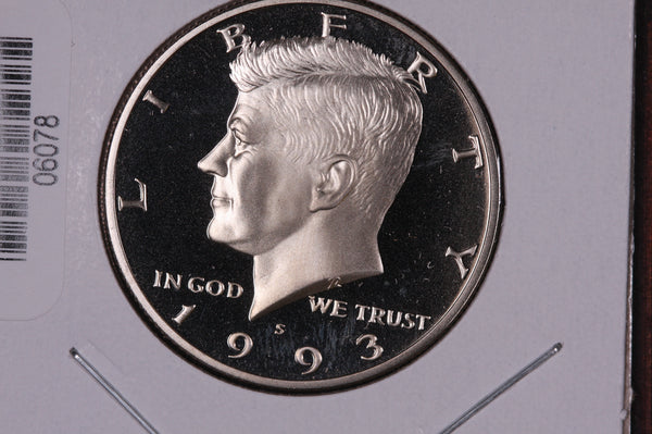 1993-S Kennedy Half Dollar. Modern Half. Gem UN-Circulated. Store #06078