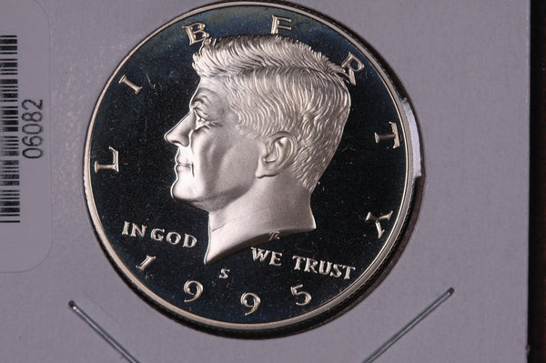 1995-S Kennedy Silver Half Dollar. Modern Half. Gem UN-Circulated. Store #06082