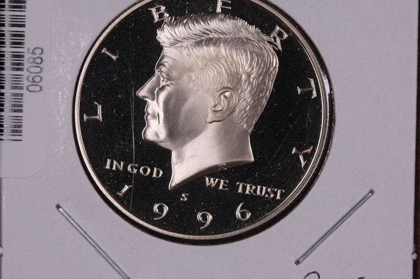 1996-S Kennedy Half Dollar. Modern Half. Gem UN-Circulated. Store #06085