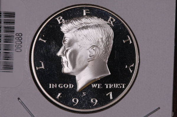 1997-S Kennedy Half Dollar. Modern Half. Gem UN-Circulated. Store #06088