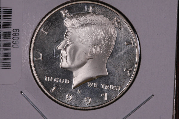 1997-S Kennedy Silver Half Dollar. Modern Half. Gem UN-Circulated. Store #06089