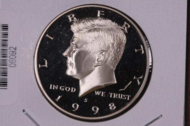 1998-S Kennedy Half Dollar. Modern Half. Gem UN-Circulated. Store