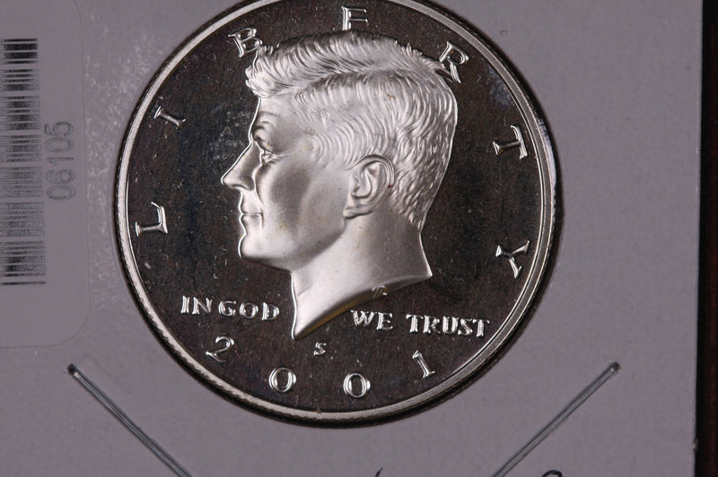 2001-S Kennedy Silver Half Dollar. Modern Half. Gem Proof Strike. Store