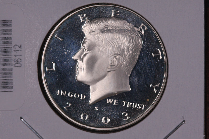 2003-S Kennedy Silver Half Dollar. Modern Half. Gem UN-Circulated. Store