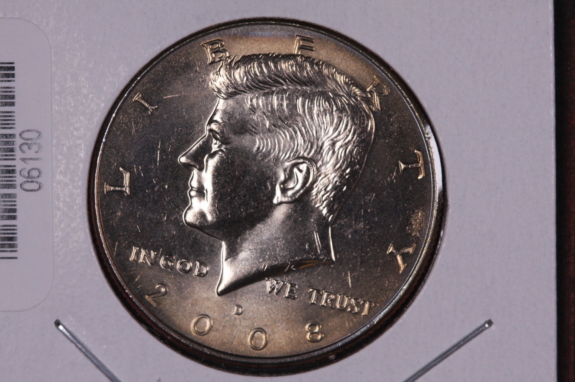 2008-D Kennedy Half Dollar. Modern Half. Gem UN-Circulated. Store #06130