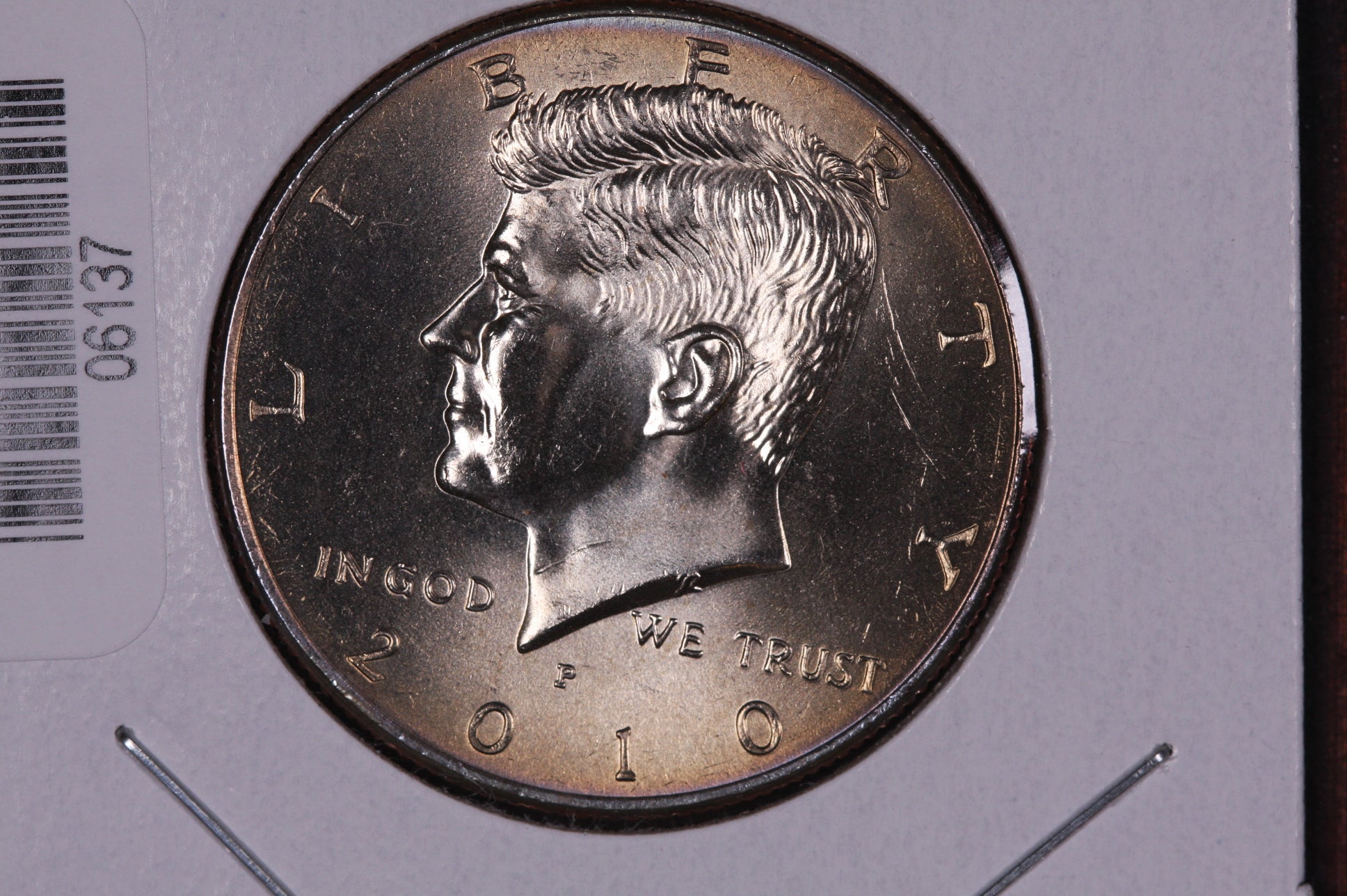 2010-P Kennedy Half Dollar. Modern Half. Gem UN-Circulated. Store #06137
