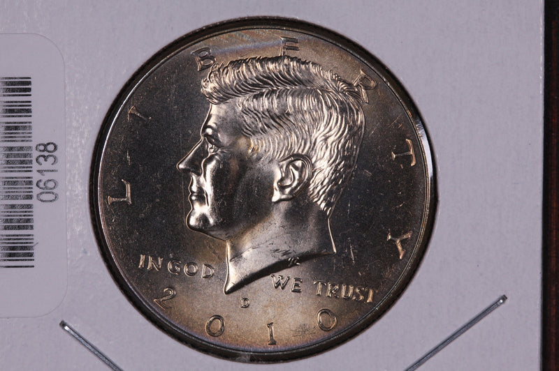 2010-D Kennedy Half Dollar. Modern Half. Gem UN-Circulated. Store