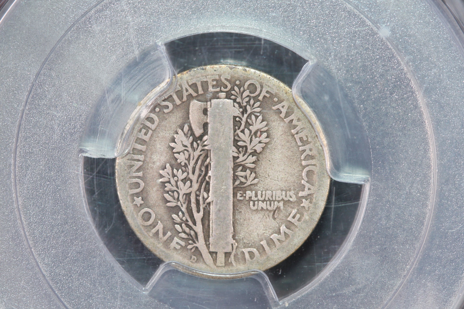 1921-D 10C Mercury Silver Dime, PCGS Graded VG-08. Store #06189