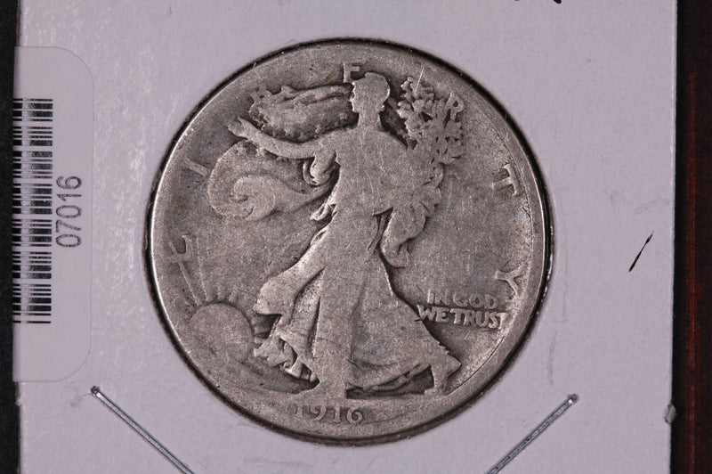 1916 Walking Liberty Half Dollar, Circulated Condition. Store
