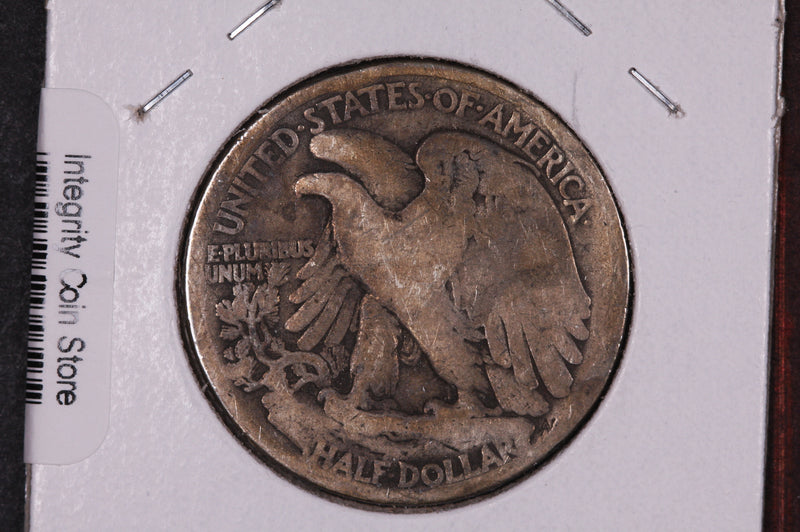 1916 Walking Liberty Half Dollar, Circulated Condition. Store