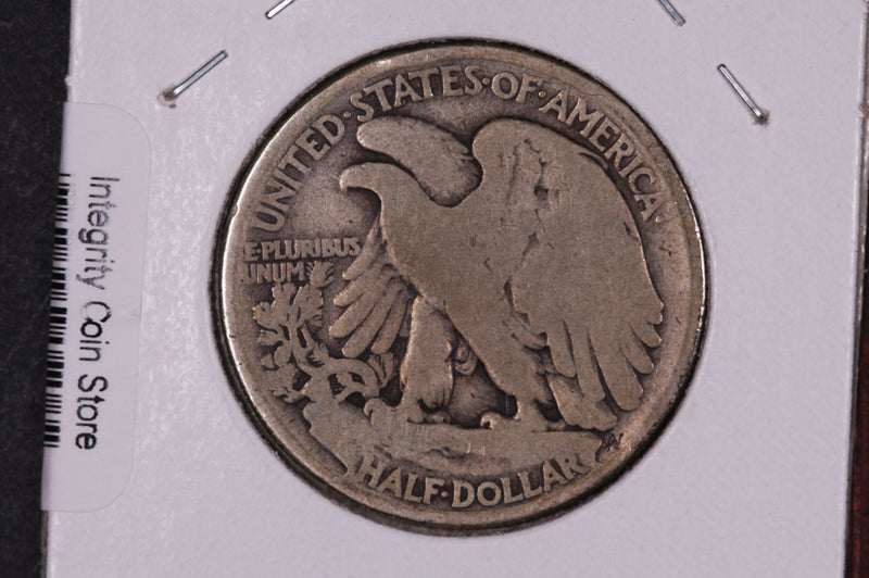 1916-D Walking Liberty Half Dollar.  Circulated Condition. Store