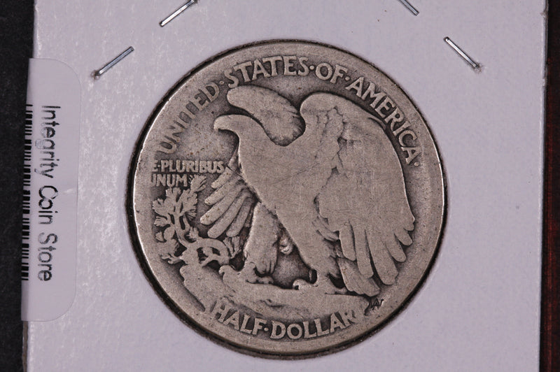 1916-D Walking Liberty Half Dollar.  Circulated Condition. Store