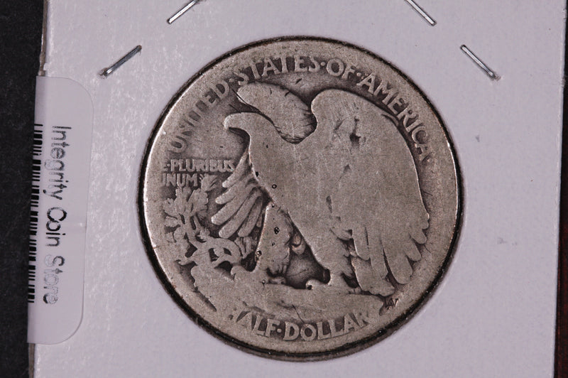 1916-D Walking Liberty Half Dollar.  Circulated Condition. Store