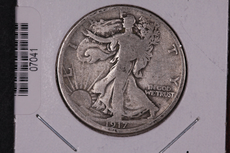 1917 Walking Liberty Half Dollar.  Circulated Condition. Store
