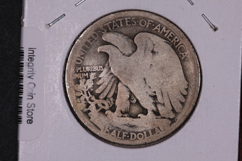 1917-D Walking Liberty Half Dollar, Obv.  Circulated Condition. Store