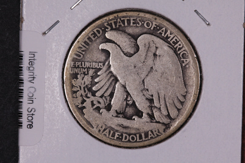 1917-D Walking Liberty Half Dollar, Obv.  Circulated Condition. Store