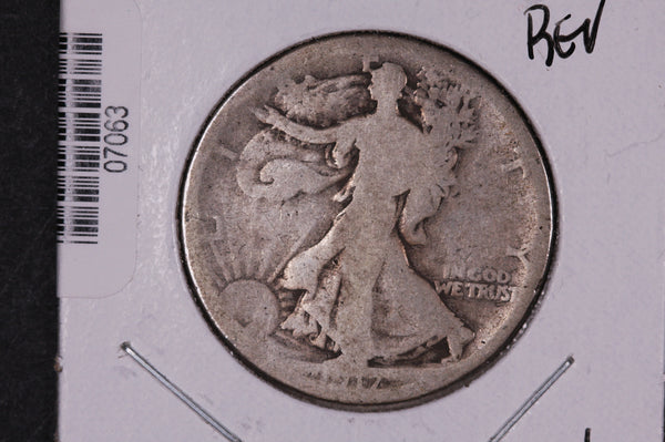 1917-D Walking Liberty Half Dollar,Rev.  Circulated Condition. Store #07063