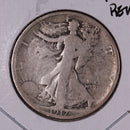 1917-D Walking Liberty Half Dollar, Rev.  Circulated Condition. Store