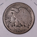 1917-D Walking Liberty Half Dollar, Rev.  Circulated Condition. Store