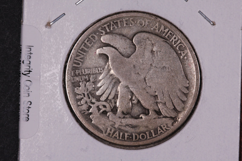 1917-D Walking Liberty Half Dollar, Rev.  Circulated Condition. Store