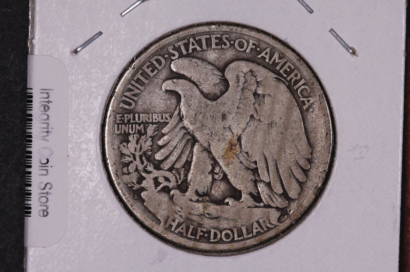 1917-S Walking Liberty Half Dollar, Rev.  Circulated Condition. Store