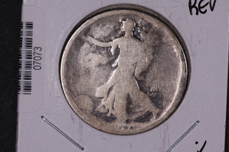 1917-S Walking Liberty Half Dollar, Rev.  Circulated Condition. Store