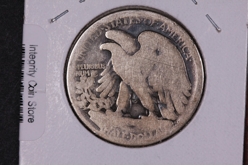 1917-S Walking Liberty Half Dollar, Rev.  Circulated Condition. Store