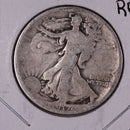 1917-S Walking Liberty Half Dollar, Rev.  Circulated Condition. Store