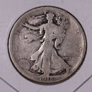 1918 Walking Liberty Half Dollar.  Circulated Condition. Store