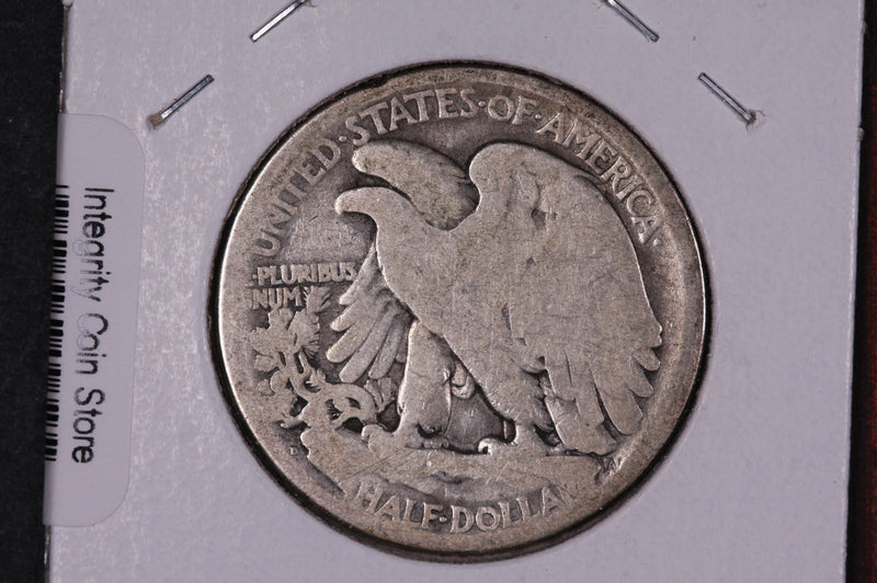 1918-D Walking Liberty Half Dollar.  Circulated Condition. Store