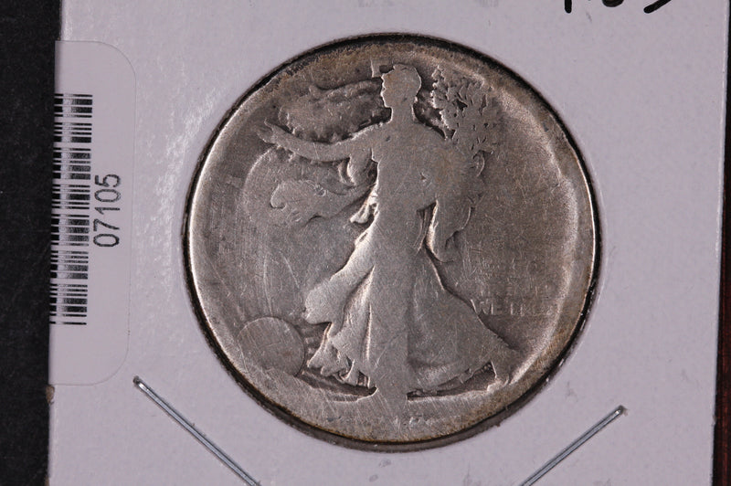 1918-D Walking Liberty Half Dollar.  Circulated Condition. Store