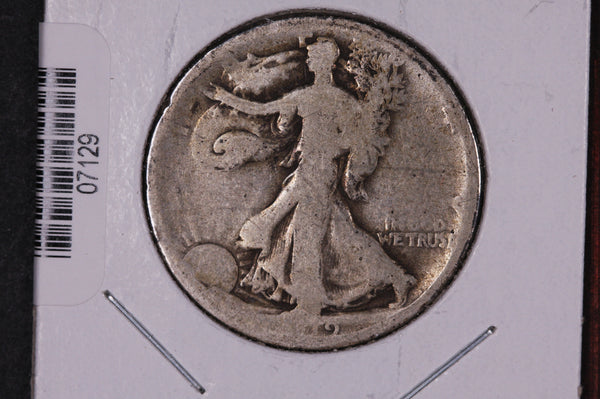 1919-D Walking Liberty Half Dollar.  Circulated Condition. Store #07129