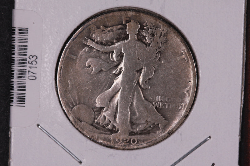 1920-S Walking Liberty Half Dollar.  Circulated Condition. Store
