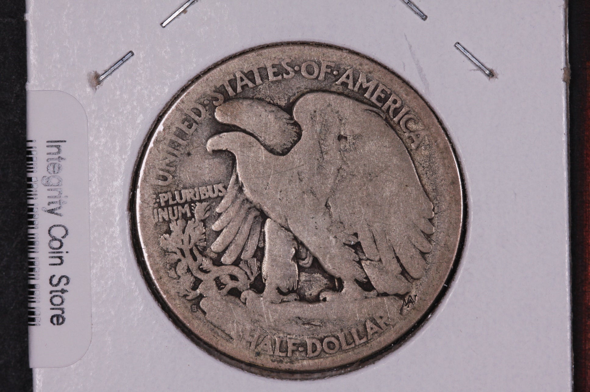 1921-S Walking Liberty Half Dollar.  Circulated Condition. Store #07170