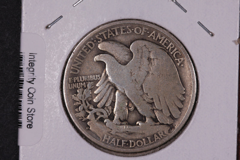 1936-D Walking Liberty Half Dollar.  Circulated Condition. Store