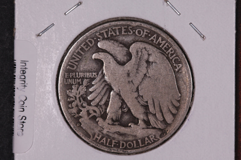 1936-D Walking Liberty Half Dollar.  Circulated Condition. Store