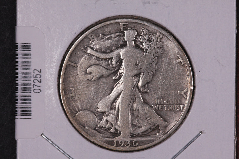 1936-S Walking Liberty Half Dollar.  Circulated Condition. Store