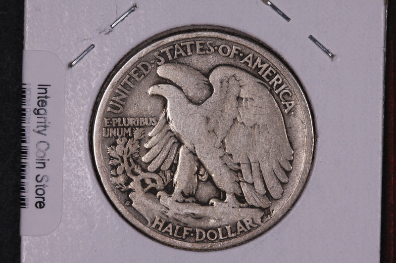 1937-S Walking Liberty Half Dollar.  Circulated Condition. Store
