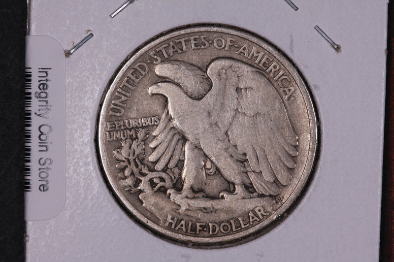 1938 Walking Liberty Half Dollar.  Circulated Condition. Store